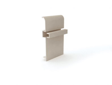 SP-100 fugalı süpürgelik - 10 cm yüksek PVC süpürgelik